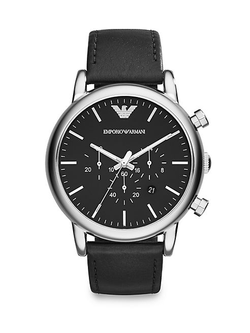 Emporio Armani - Stainless Steel Chronograph Watch