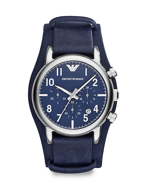 Emporio Armani - Round Stainless Steel Watch