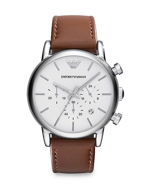 Emporio Armani - Stainless Steel Chronograph Watch