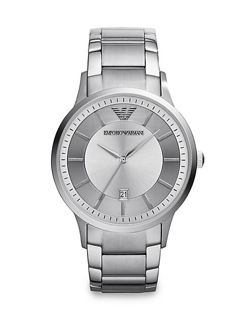 Emporio Armani - Round Stainless Steel Watch