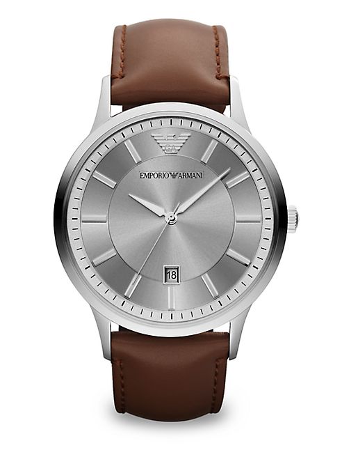 Emporio Armani - Polished Stainless Steel Watch