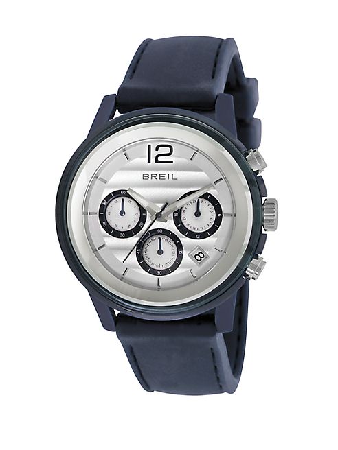 Breil - Stainless Steel Chronograph Watch/Blue