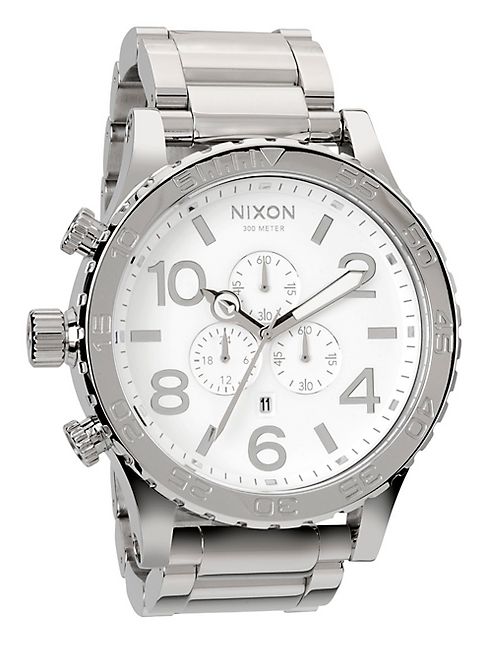 Nixon - Stainless Steel Chronograph Watch