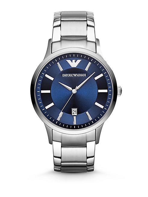 Emporio Armani - Round Stainless Steel Watch