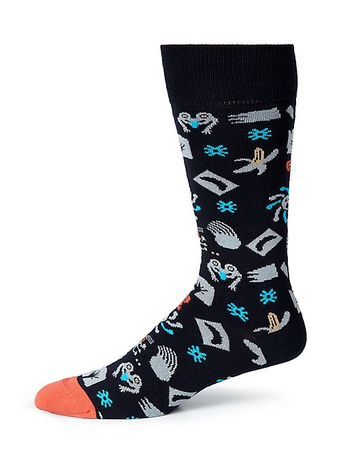 Paul Smith - Collage Print Dress Socks