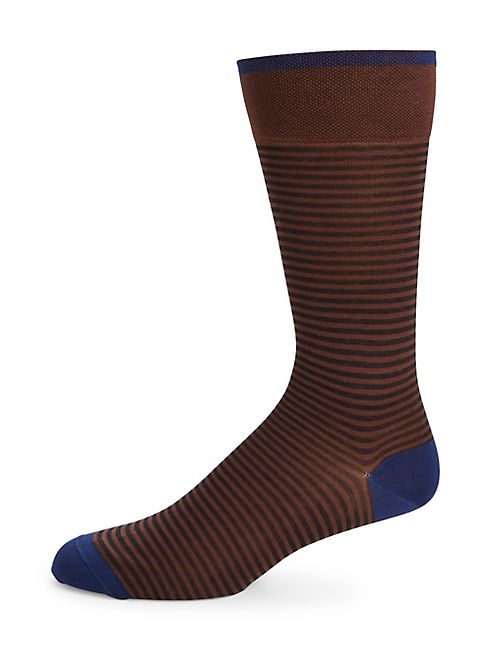 Marcoliani - Palio Striped Crew Socks