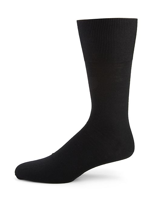 Falke - Solid Cotton Knit Socks