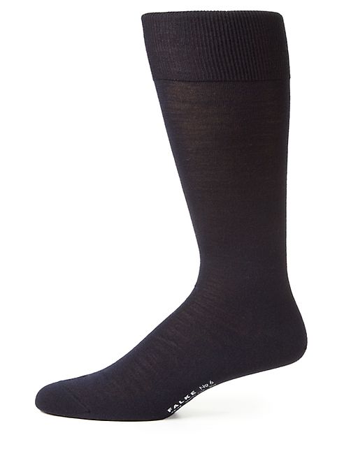 Falke - Solid Wool-Blend Dress Socks