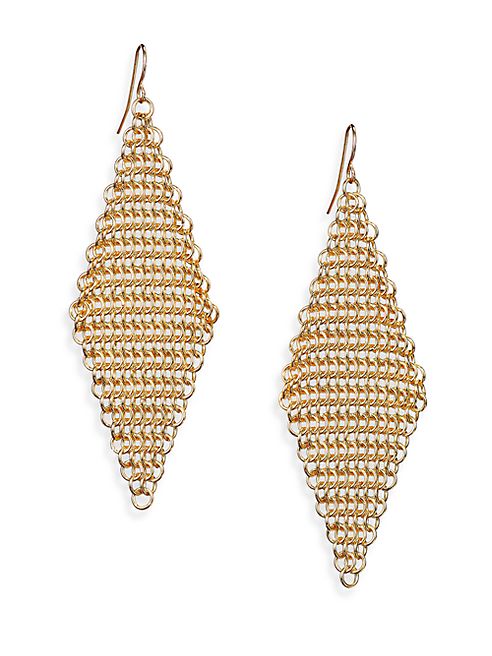 ABS by Allen Schwartz Jewelry - Chain Mesh Drop Earrings