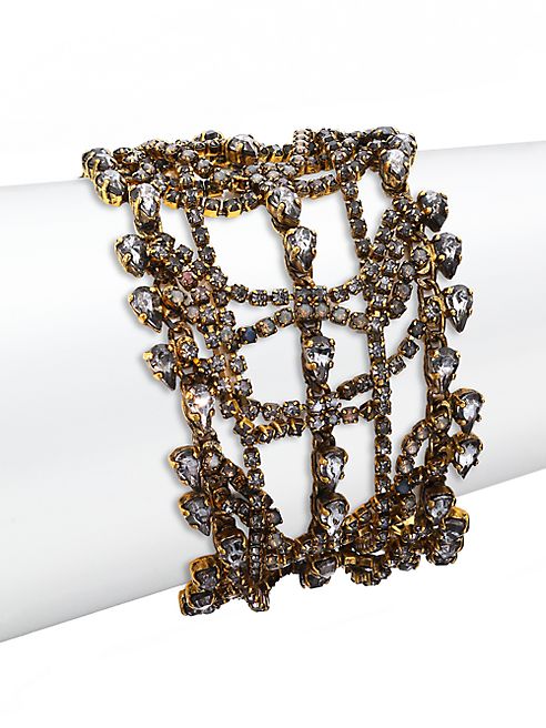 Erickson Beamon - Bette Crystal Layered Multi-Row Bracelet