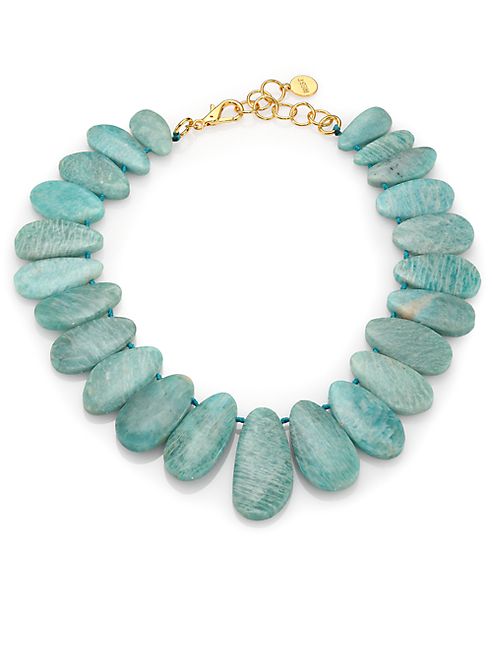 Nest - Amazonite Bib Statement Necklace