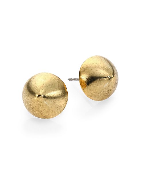 Nest - Brushed Stud Earrings