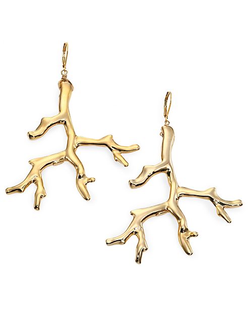 Kenneth Jay Lane - Branch Statement Drop Earrings