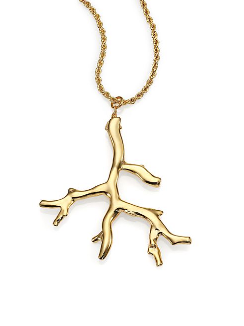 Kenneth Jay Lane - Branch Statement Pendant Necklace