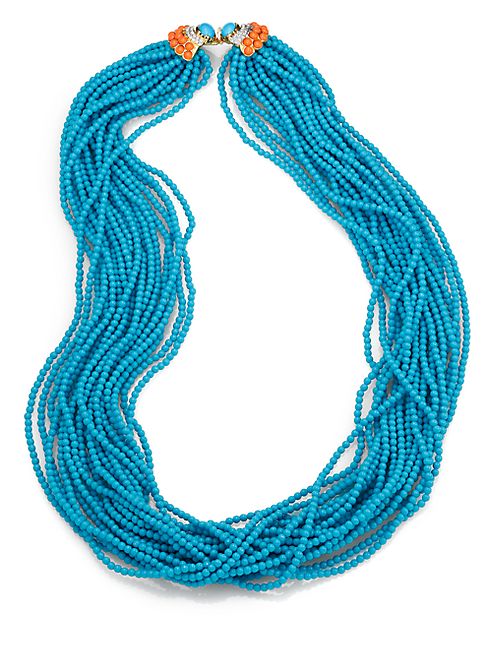 Kenneth Jay Lane - Long Multi-Strand Beaded Necklace