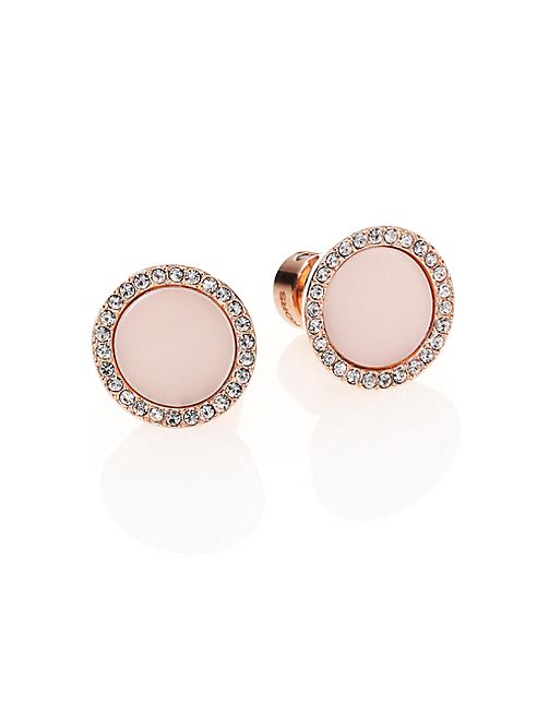 Michael Kors - Rose & Blush Pavé Stud Earrings