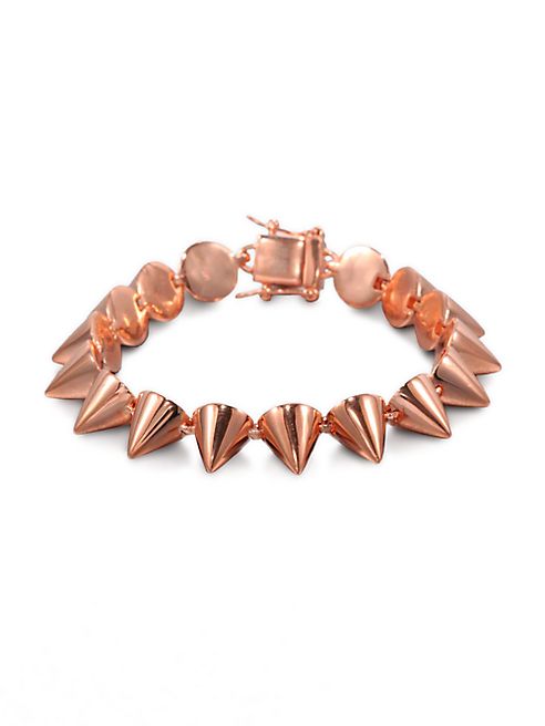 Eddie Borgo - Small Cone Bracelet/Rose Goldtone