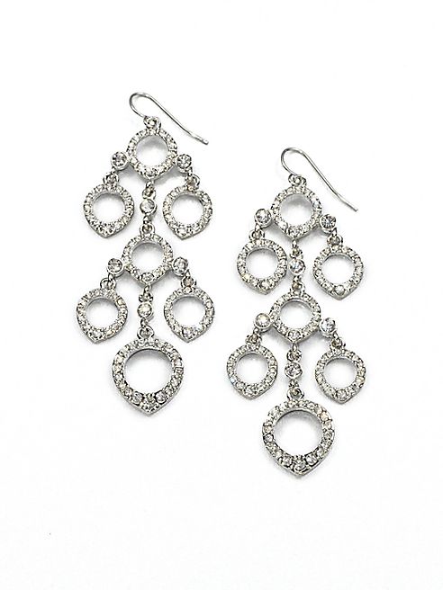 ABS by Allen Schwartz Jewelry - Pavé Chandelier Earrings