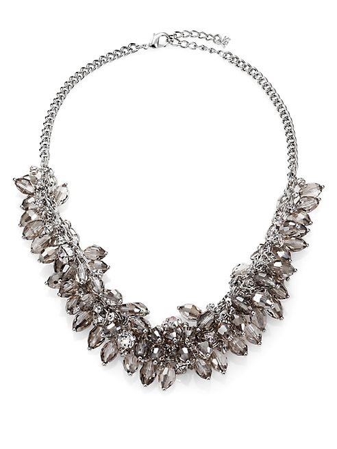 ABS by Allen Schwartz Jewelry - Briolette Fringe Bib Necklace