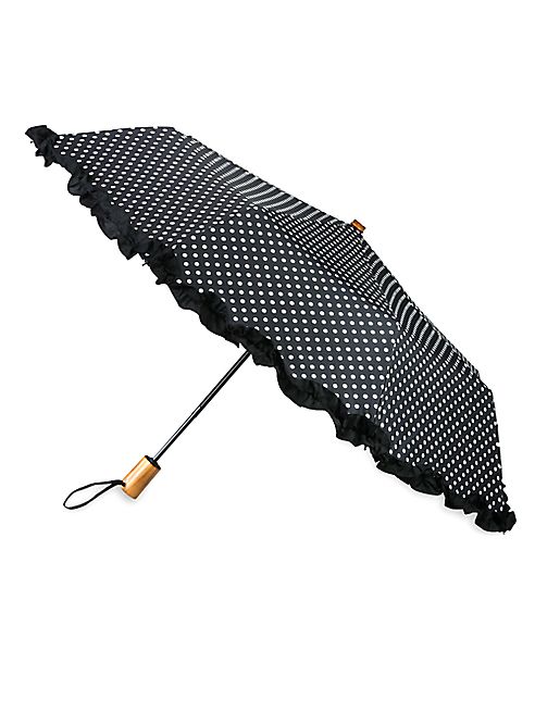 Saks Fifth Avenue Collection - Ruffled Automatic Umbrella