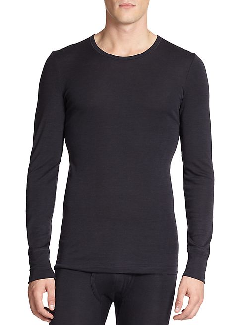 Hanro - Woolen Silk Long Sleeve Crewneck Tee