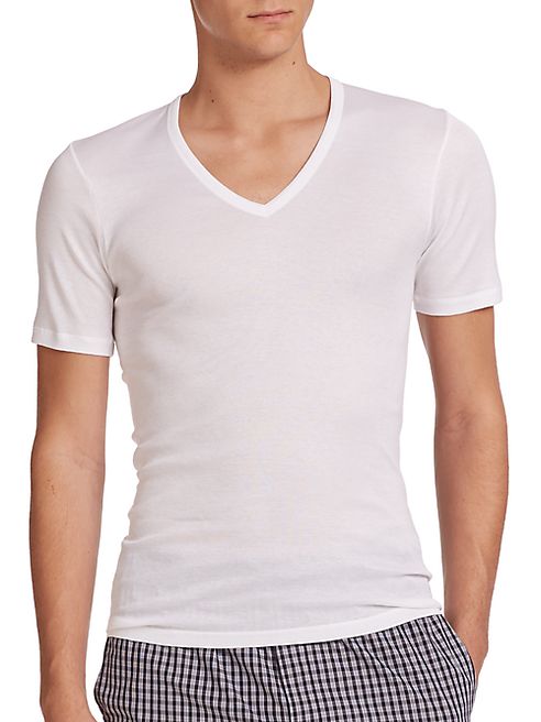 Hanro - Cotton Pure V-Neck Tee