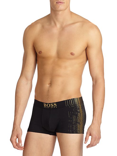 HUGO BOSS - BOSS Gold Striped Boxer Briefs