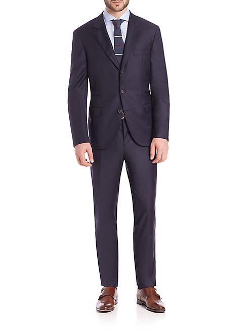 Brunello Cucinelli - Solid Wool Suit