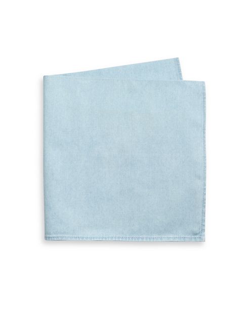 Brunello Cucinelli - Solid Denim Pocket Square