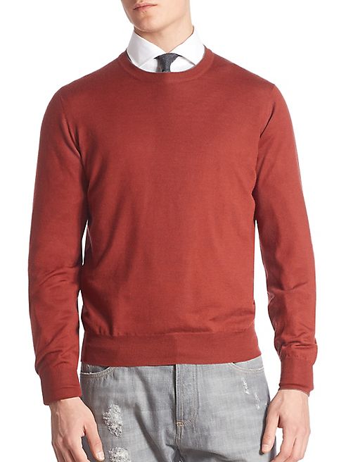 Brunello Cucinelli - Wool/Cashmere Crewneck Sweater