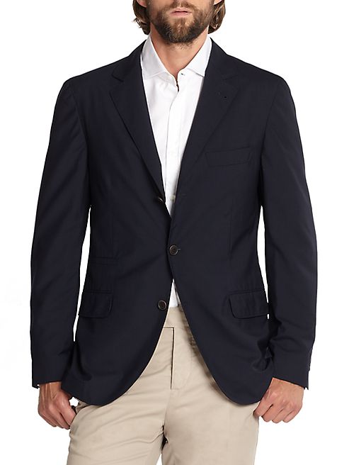 Brunello Cucinelli - Wool/Silk Travel Blazer