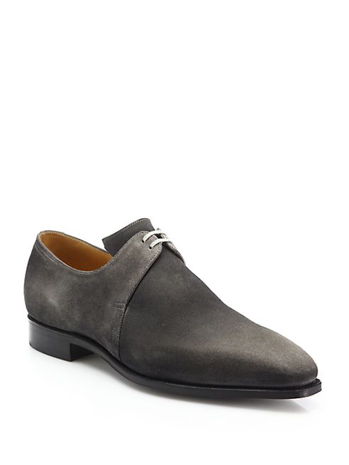 Corthay - Suede Derby Shoes