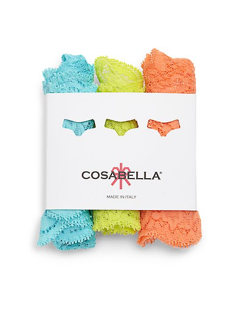 Cosabella - Low-Rise Lace Thong/Pack of 3