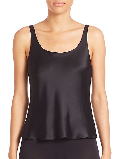 Josie Natori - Key Double Layer Silk Tank Top