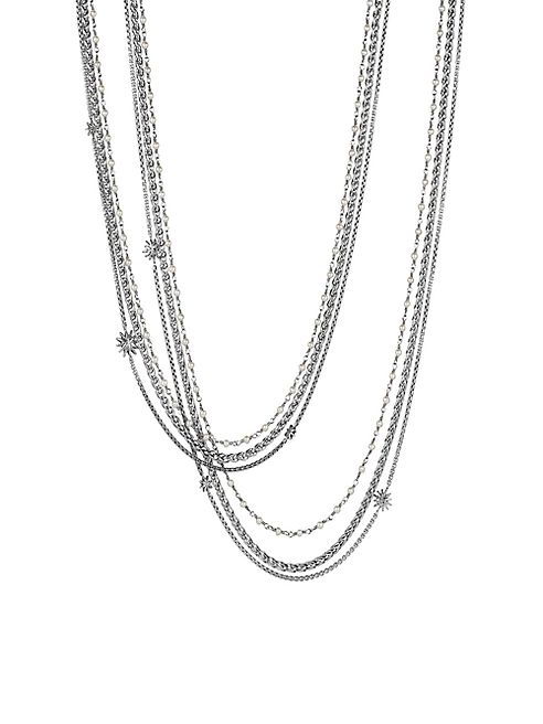 David Yurman - Starburst Pearl Chain Necklace