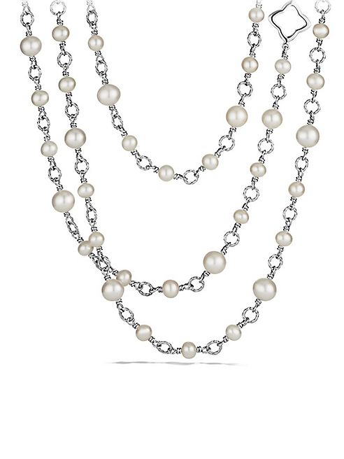 David Yurman - Chain Necklace with Pearls