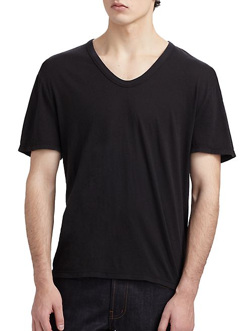 T by Alexander Wang - Basic Low-Neck Tee