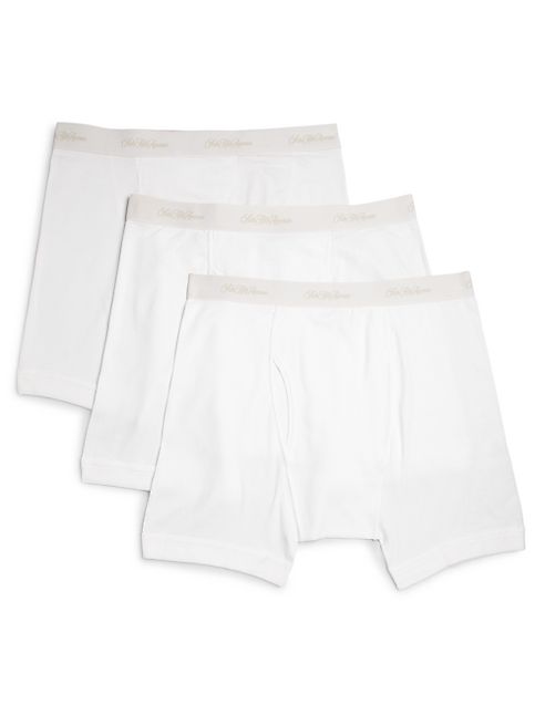 Saks Fifth Avenue Collection - Supima Cotton Boxer Briefs, 3-Pack