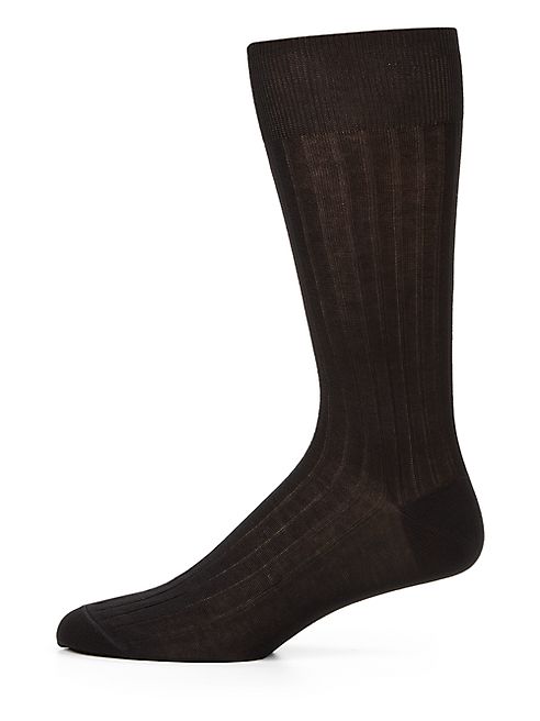 Saks Fifth Avenue Collection - Cotton-Blend Dress Socks