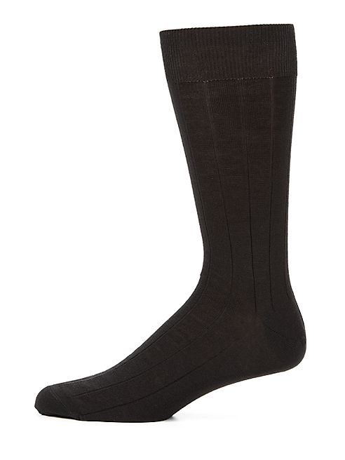 Saks Fifth Avenue Collection - Stretch-Wool Dress Socks