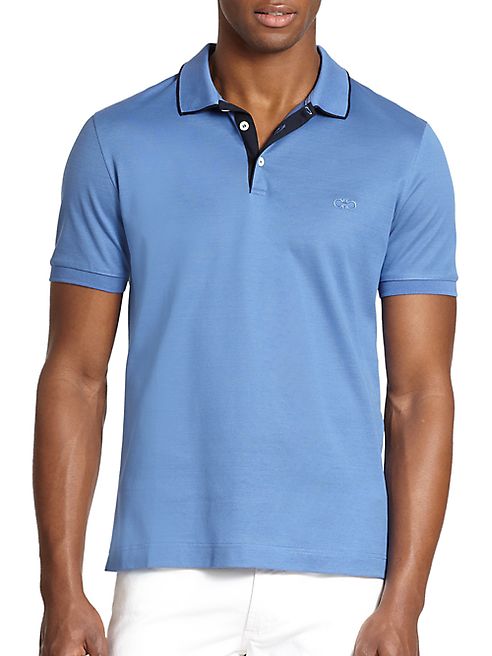 Salvatore Ferragamo - Contrast Polo