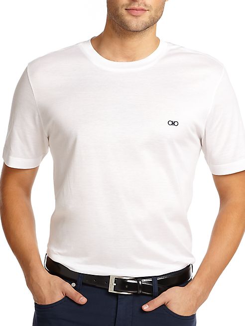 Salvatore Ferragamo - Cotton Logo Tee