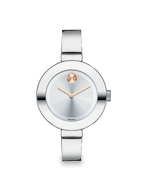 Movado - Bold Stainless Steel Bangle Bracelet Watch/34MM