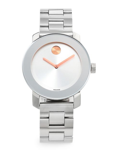 Movado - Bold Stainless Steel Bracelet Watch