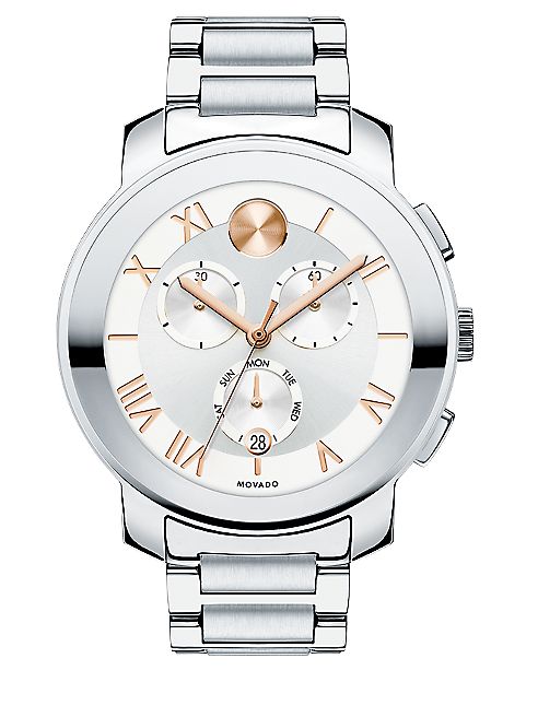 Movado - Bold Luxe Chronograph Two-Tone Stainless Steel Bracelet Watch