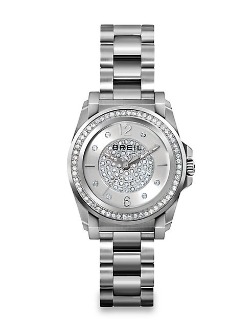 Breil - Manta Crystal & Stainless Steel Bracelet Watch