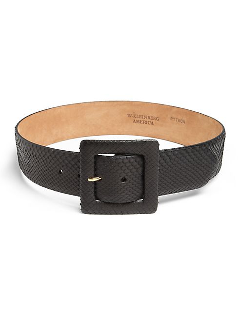 W. Kleinberg - Python & Leather Belt