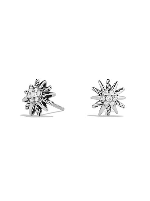 David Yurman - Starburst Earrings with Diamonds