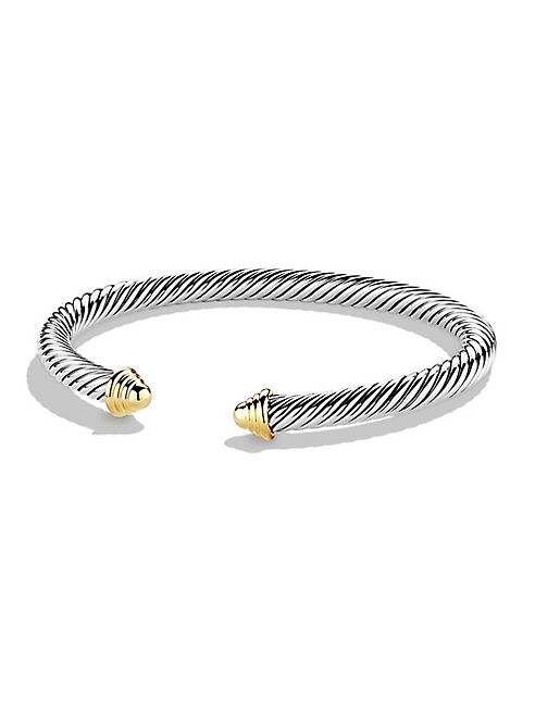 David Yurman - Cable Classics Bracelet with Gold