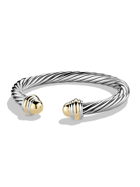 David Yurman - Cable Classics Bracelet with Gold